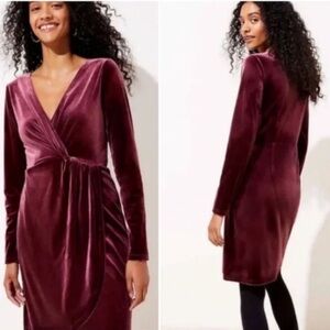 Ladies Loft velour dress size small. New with tags.